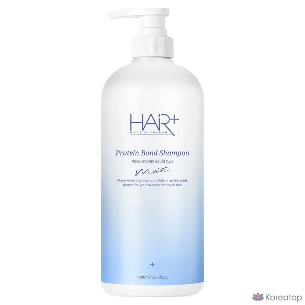 Шампунь Hair Plus Protein Bond Moist Shampoo Fresh Citrus Powder, 1 л, 1 шт.