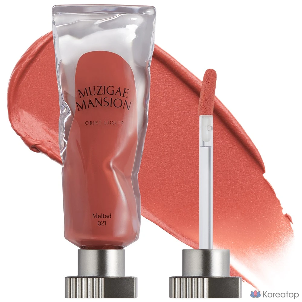 Тинт для губ Muzigae Mansion Objet Liquid Tint, оттенок 021 Melted, 6 мл, 1 шт.