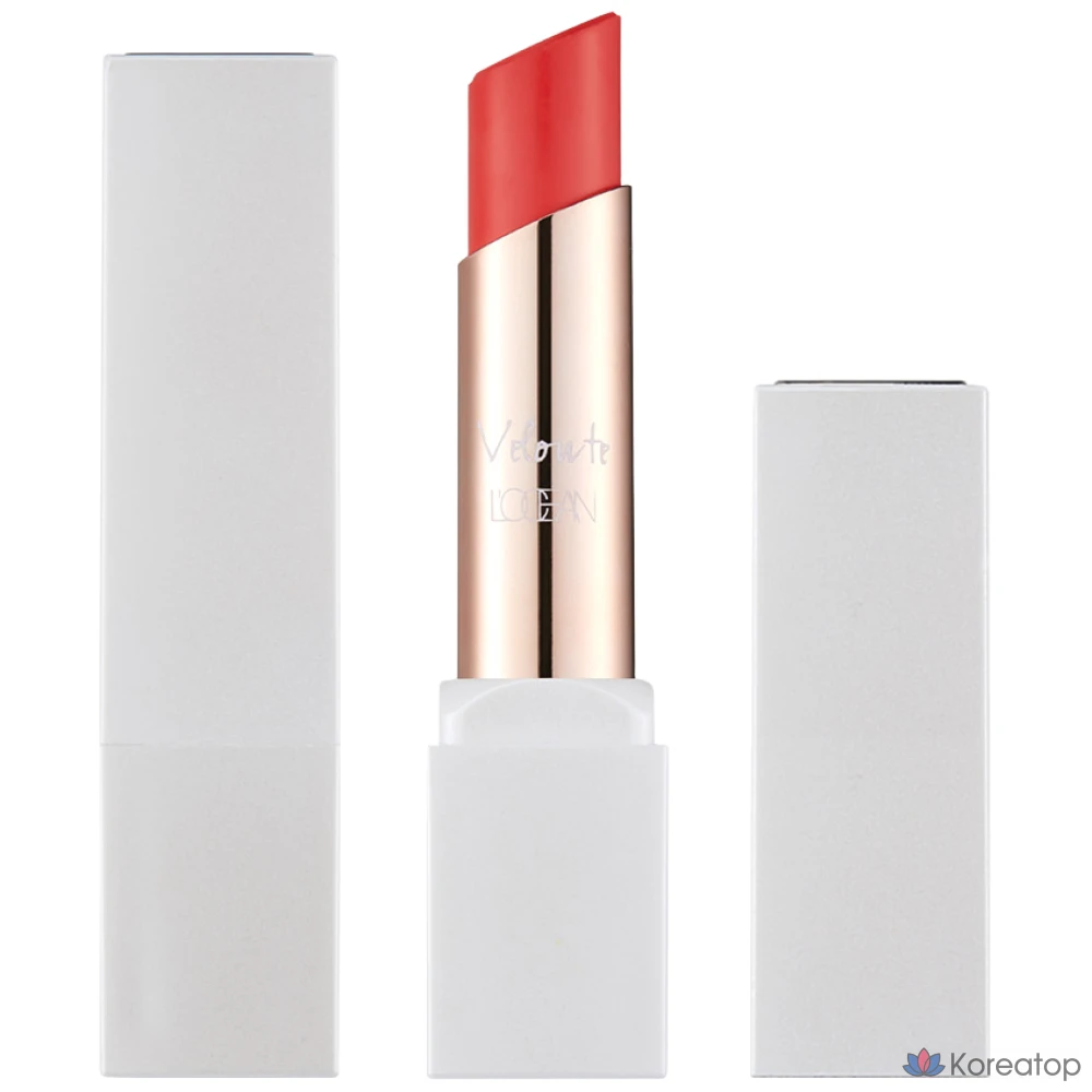 Тинт для губ L'OCEAN Velouté Melting Glossy Lip, оттенок 02 French Coral, 4 г, 1 шт.
