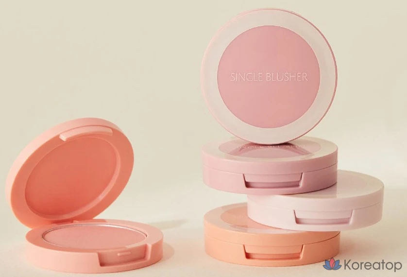 Румяна The Saem Saemmul Single Blusher, оттенок CR07 Mango Peach, 5 г, 1 шт.