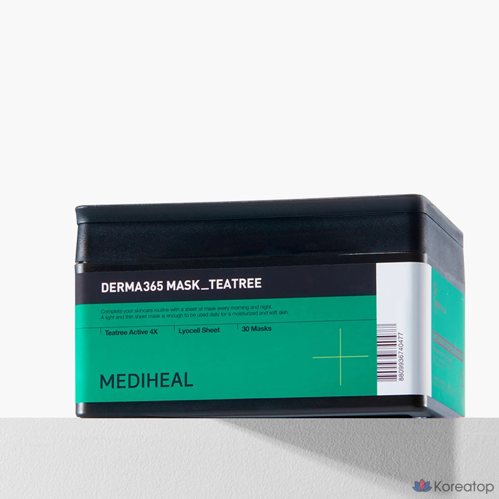Тканевая маска для лица MEDIHEAL Derma365 Mask Tea Tree, 30 шт.