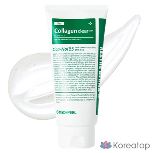 Очищающий гель Medi-Peel Green Cica Collagen Clear Gel Cleanser 2.0, 300 мл, 1 шт.