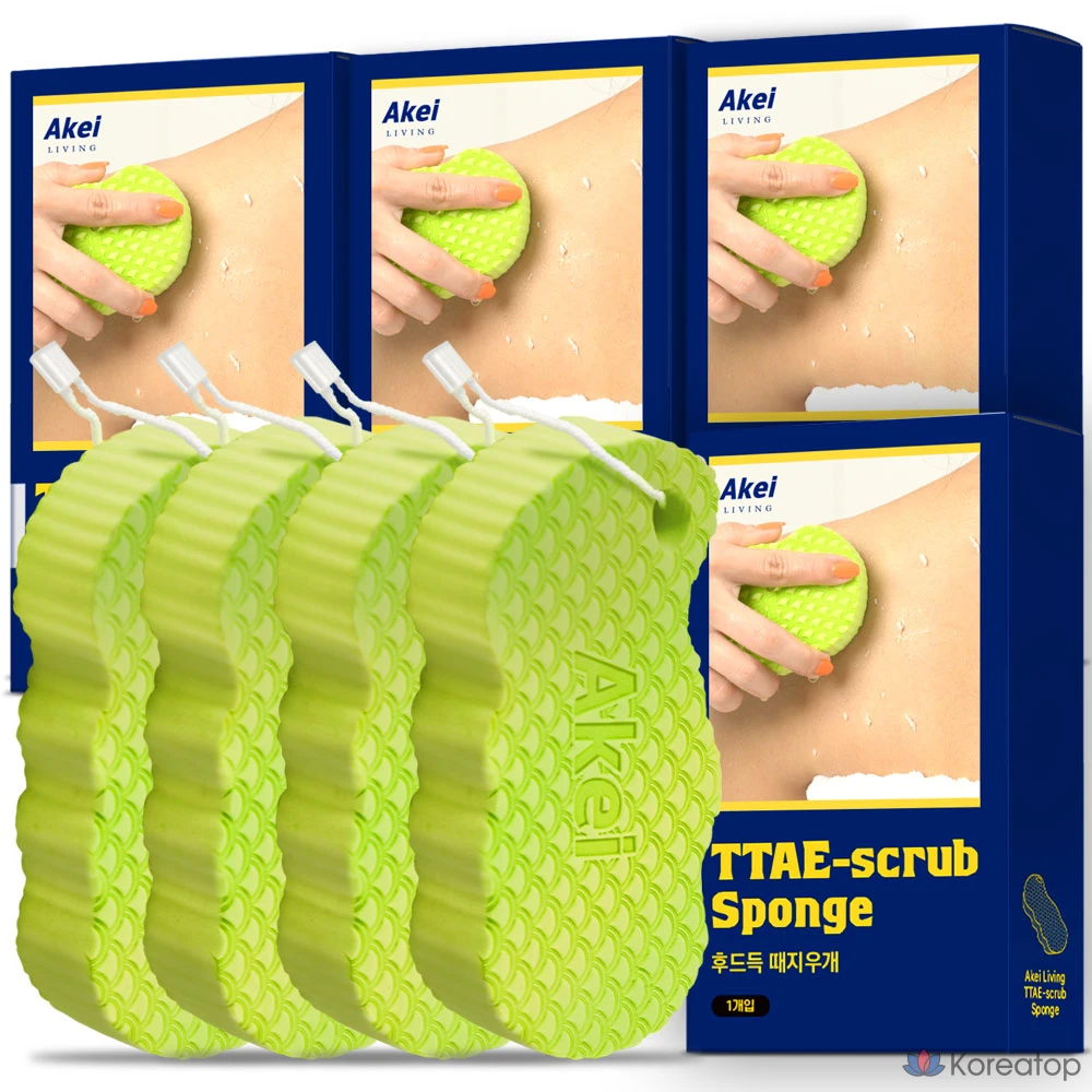Пилинг Akei Derma+ Living Hoodduk Scrub, 4 шт.