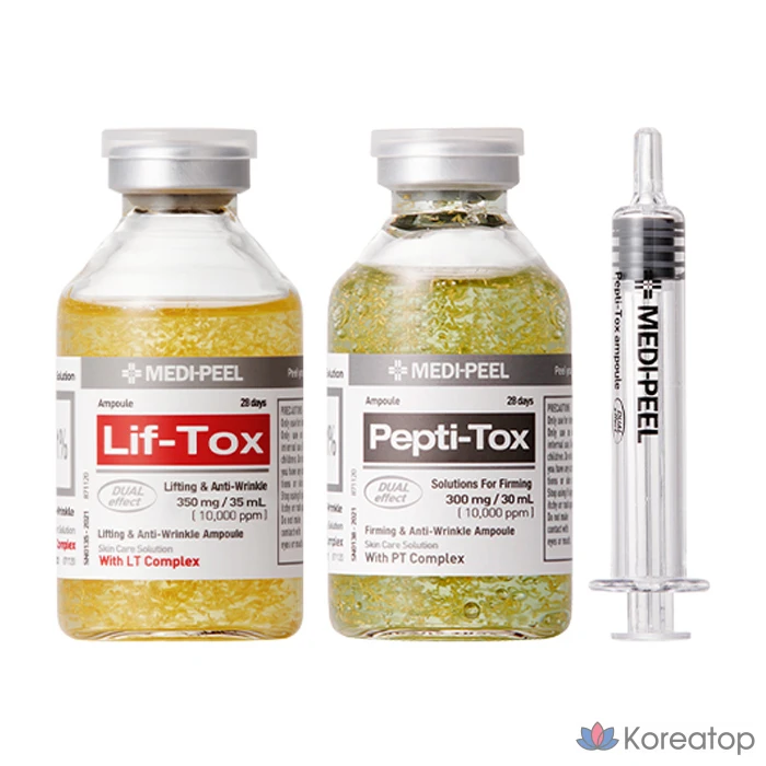 Ампульная сыворотка Medi-Peel Lift Tox Ampoule 35ml + Pepti Tox Ampoule 30ml, 1 шт.