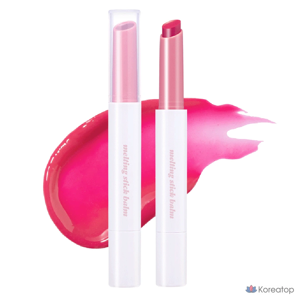 Бальзам для губ MERZY More Shine Melting Stick Balm, оттенок MS04 Witty Pink, 2 г, 1 шт.