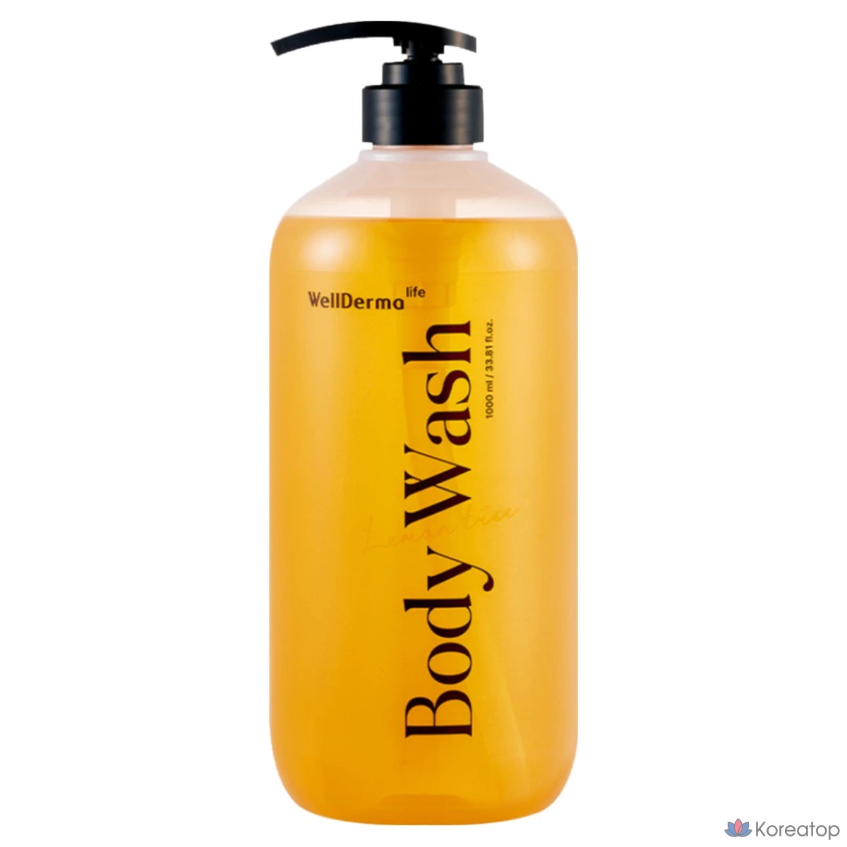 Очищающий гель для душа WellDerma Lemon Tree Low pH Body Wash, 1 л, 1 шт.