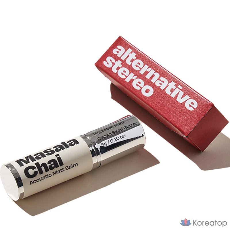 Бальзам для губ ALTERNATIVE STEREO Acoustic Matte Balm Lipstick, оттенок Masilla Chai, 1 шт.