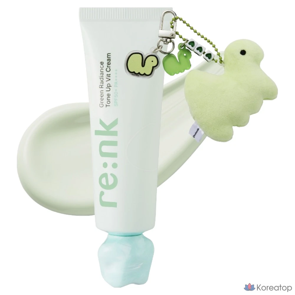 Крем для лица Re:Nk Radiance Tone Up Light Cream SPF50+ PA++++, оттенок Green, 50 мл, 1 шт.