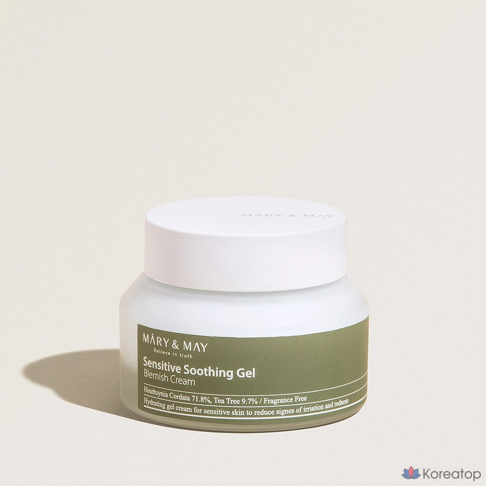 Крем Mary&amp;May Sensitive Soothing Gel Blemish Cream, 70 г, 1 шт.
