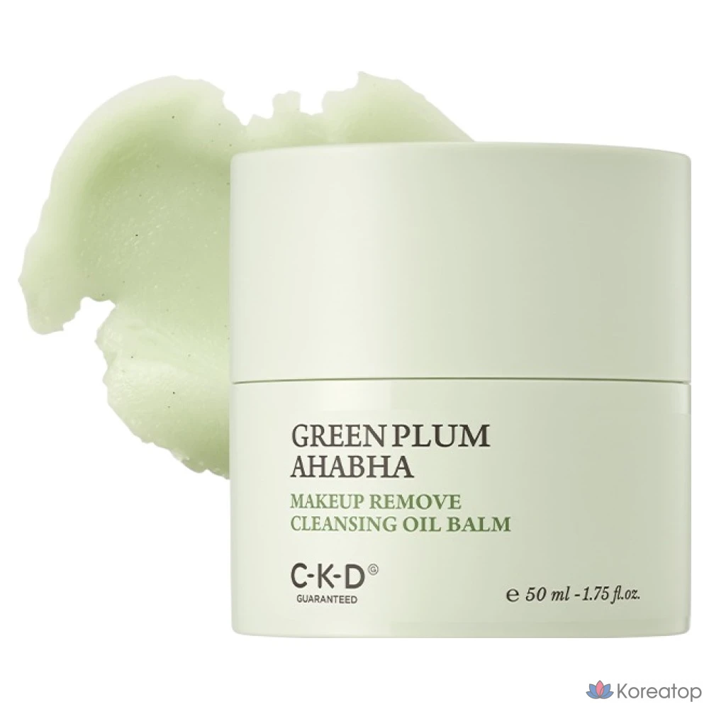 Очищающий бальзам-масло CKD Green Plum AHA BHA Makeup Zero Cleansing Oil Balm, 50 мл, 1 шт.
