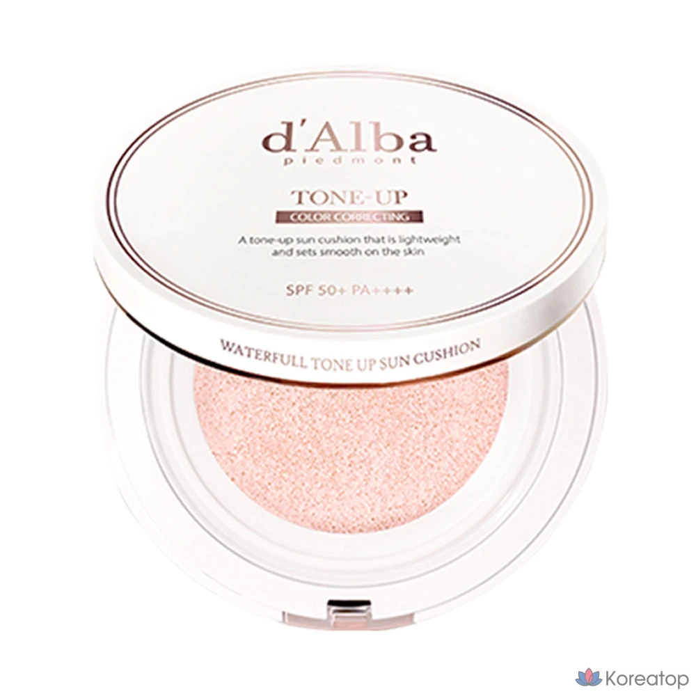Тональный кушон d'Alba Waterfull Tone Up Sun Cushion SPF50+ PA++++, 15 г, 1 шт.