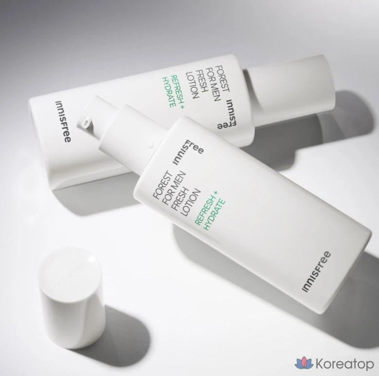 Набор для ухода Innisfree Forest For Men Fresh Skincare 3-piece Set (Toner 180 мл + Lotion 140 мл + Shaving &amp; Cleansing Foam 50 г), 1 шт.