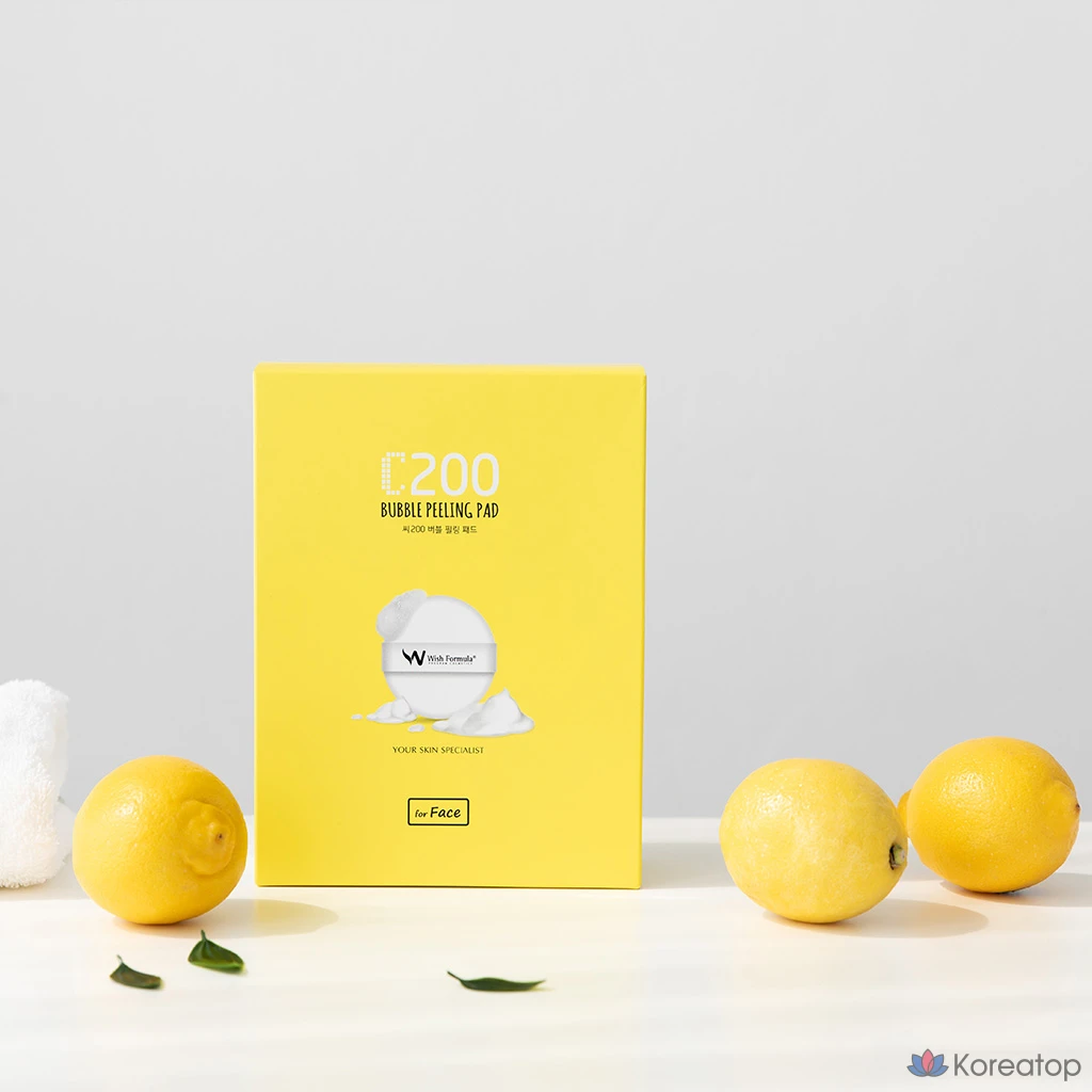 Пилинг-пэды Wish Formula C200 Bubble Peeling Pad, 4 шт.