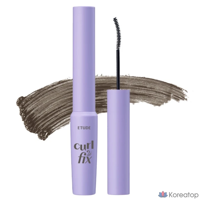 Тушь для ресниц Etude House Curl Fix Skinny Mascara, оттенок 03 Gray Brown, 3 г, 1 шт.