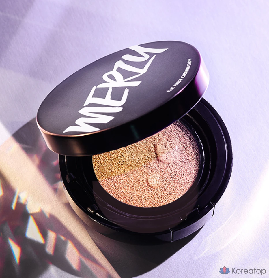 Кушон MERZY The First Glow Cushion Foundation, оттенок 23N Sand, 13 г, 1 шт.