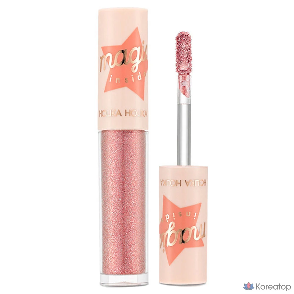 Тинт для губ Holika Holika Eye Metal Glitter, оттенок 09 Peach Crush, 3.5 г, 1 шт.