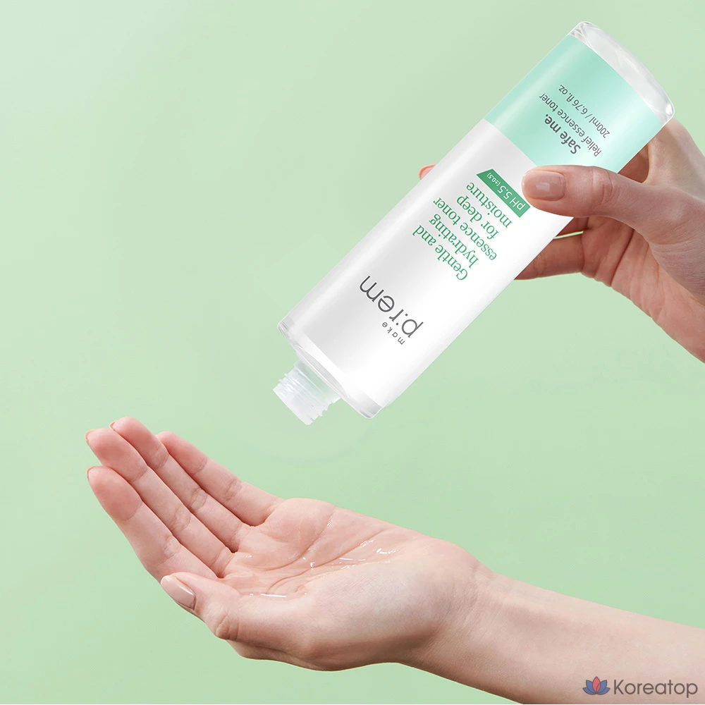 Тонер MAKE P:REM Safe Me Relief Essence Toner, 200 мл, 1 шт.