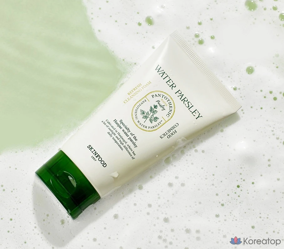 Очищающая пенка Skinfood Pantothenic Water Parsley Refresh Cleansing Foam, 150 мл, 1 шт.