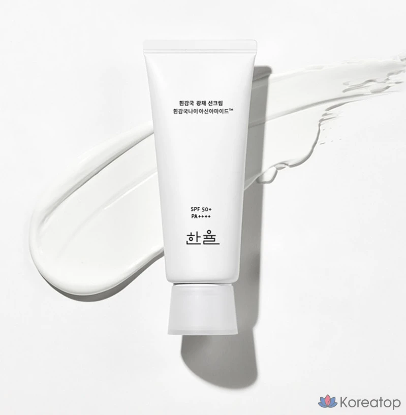 Солнцезащитный крем HANYUL White Chrysanthemum Glow Sun Cream SPF50+ PA++++, 70 мл, 1 шт.