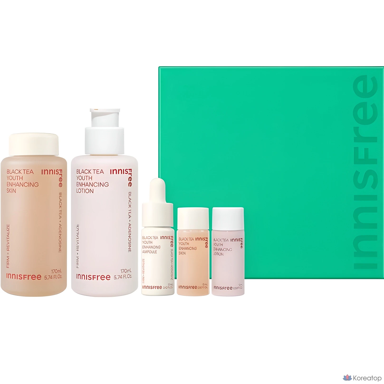 Набор для ухода Innisfree Black Tea Youth Enhancing Skincare Set, 1 шт.