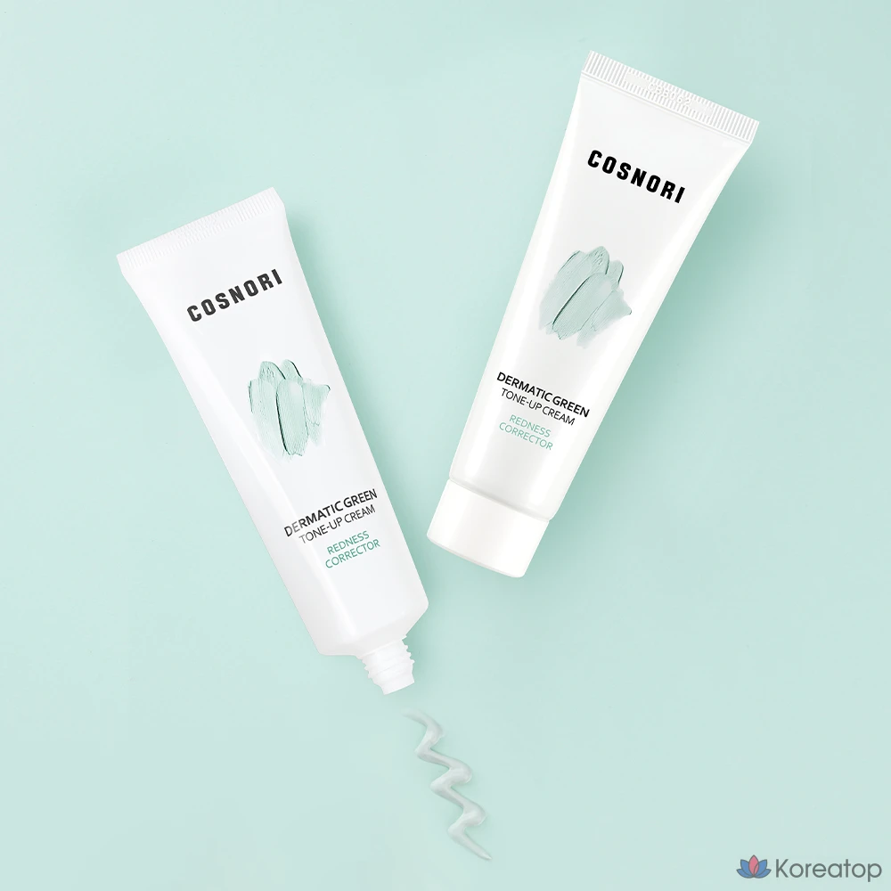Тонер Cosnori Color Tone Up Cream, оттенок 02 Dermatic Green, 50 мл, 1 шт., фото 3