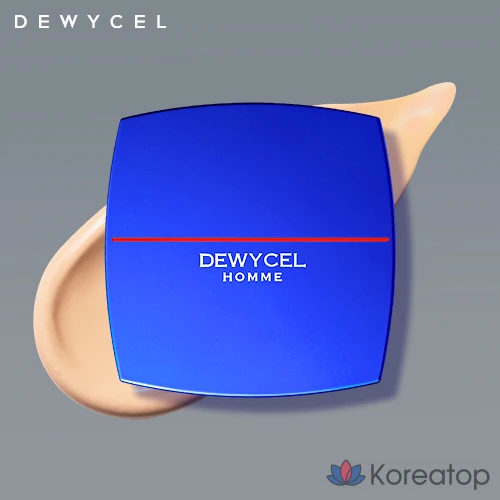 Кушон DEWYCEL Homme UV True Cover Pore Cover SPF50 PA+++, оттенок 2 True Beige, 1 шт.