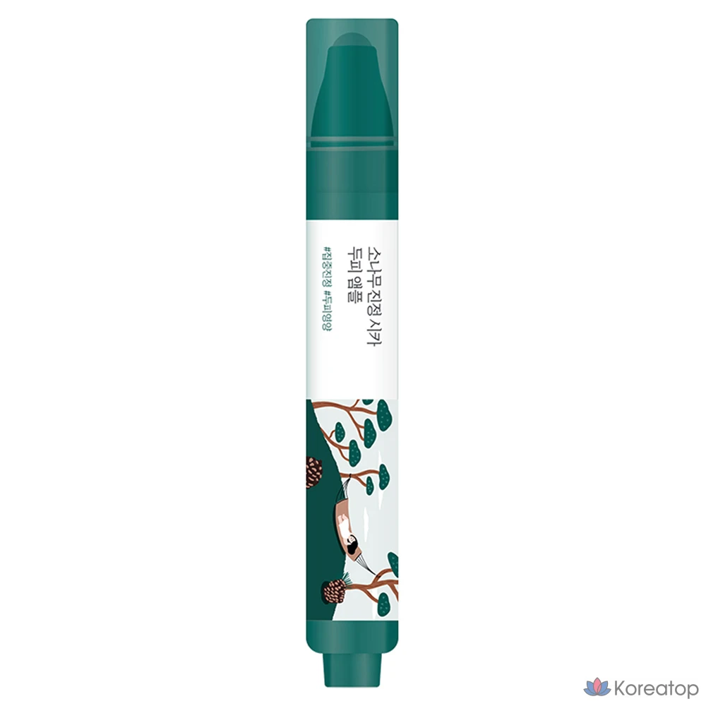 Ампульная сыворотка для кожи головы Round Lab Pine Tree Calming Cica Ampoule, 15 мл, 1 шт.