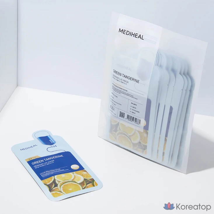 Тканевая маска для лица MEDIHEAL Derma Plus Citron Mask, 10 шт.