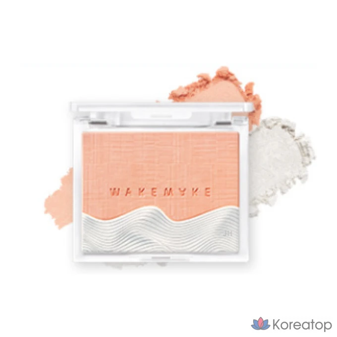 Блушер WAKEMAKE Sheer Layering Dual Blusher, оттенок 05 TANGERINE, 5 г, 1 шт.