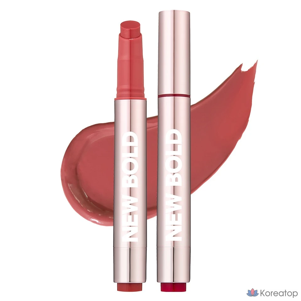 Тинт для губ The Face Shop New Bold Glow Melting Lip, оттенок 05 Rose Peanut, 1 шт.