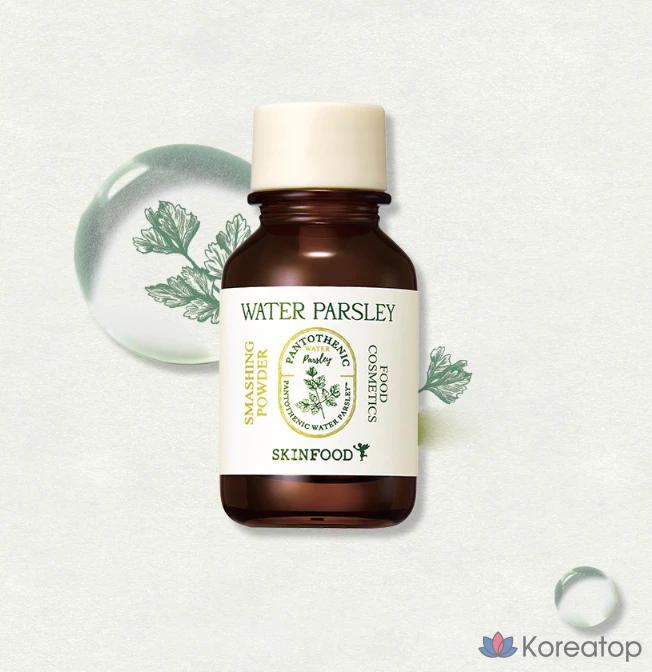 Пудра для лица Skinfood Pantothenic Water Parsley Smashing Powder, 15 мл, 1 шт.
