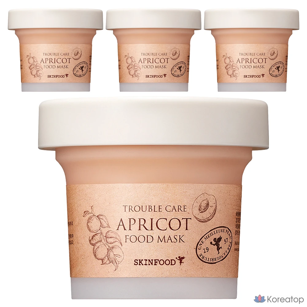 Пилинг Skinfood Apricot Food Mask, 120 г, 4 шт.