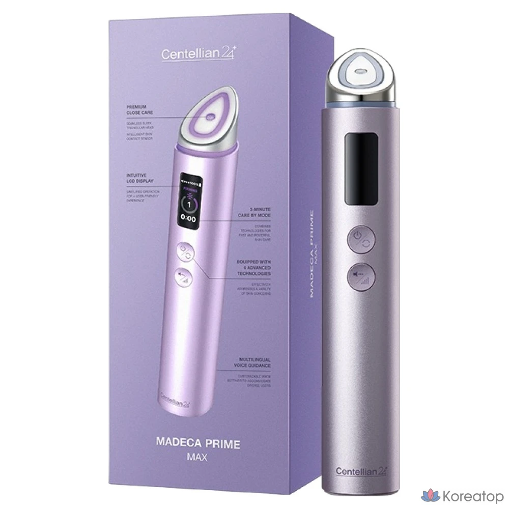 Многофункциональный косметологический аппарат Centellian24 Madeca Prime Max Skin Massager, оттенок Lavender