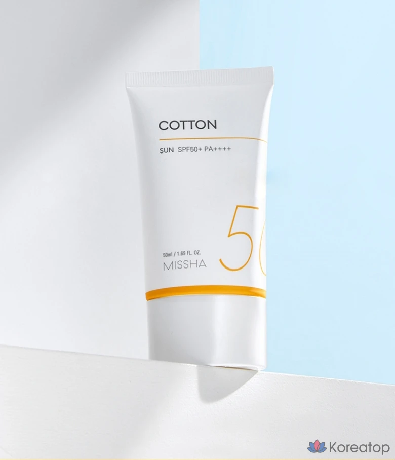 Солнцезащитный крем Missha All Around Safe Block Cotton Sun Cream SPF50+ PA++++, 50 мл, 1 шт.