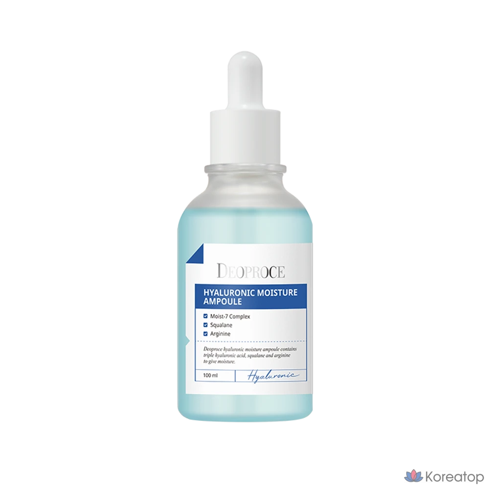 Ампульная сыворотка Deoproce Hyaluronic Moisture Ampoule, 100 мл, 1 шт.