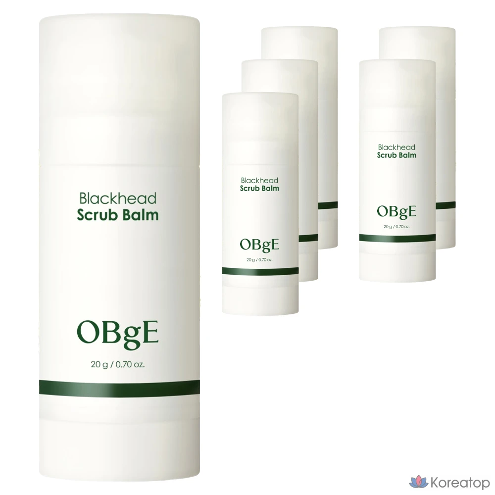 Скраб-бальзам OBge Blackhead Stick Scrub Balm, 20 г, 6 шт.