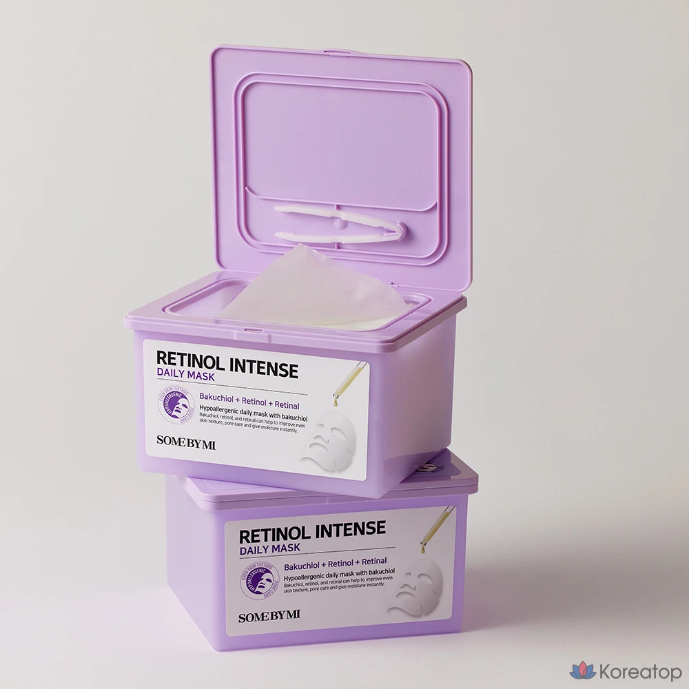 Тканевая маска для лица Some By Mi Retinol Intense Daily Mask, 30 шт.