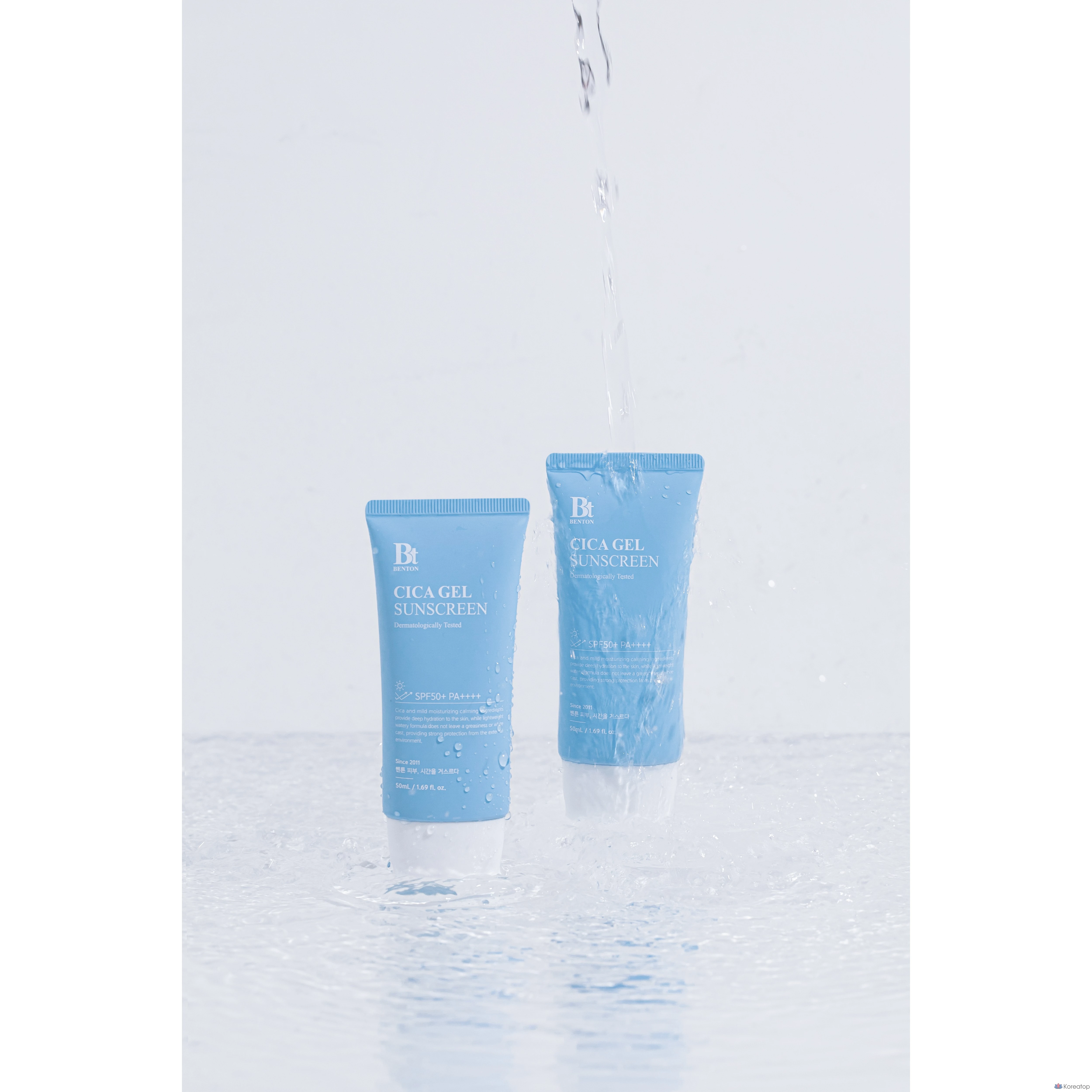 Солнцезащитный крем-сыворотка Benton Cica Moisture Sun Serum SPF50+ PA++++, 50 мл, 1 шт.