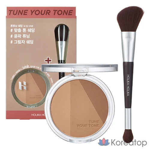 Пилинг Holika Holika Tone Tuning Shedding + Brush Set, оттенок 02 Warm Ground, 1 шт.