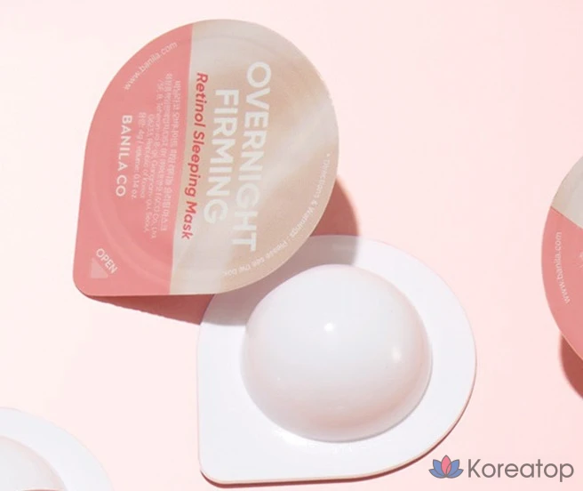 Ночная маска BANILA CO Overnight Firming Retinol Sleeping Mask Travel Kit, 36 шт., фото 4