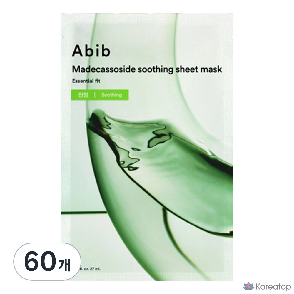 Тканевая маска для лица Abib Madecassoside Calming Essential Fit Mask, 60 шт.