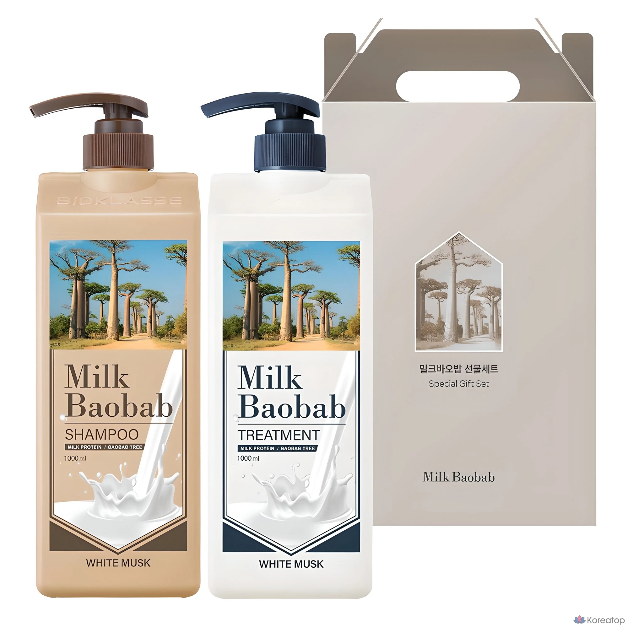Набор для ухода Milk Baobab Original Hair 2-piece Set, 1 шт.