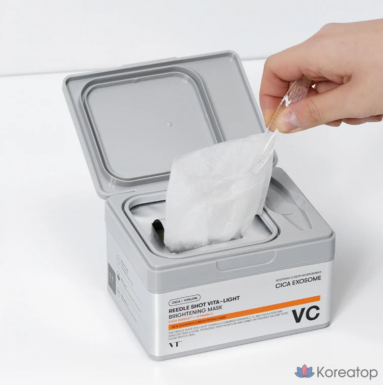 Тканевая маска для лица VT Cosmetics Reedle Shot Vita Light Brightening Mask, 30 шт.