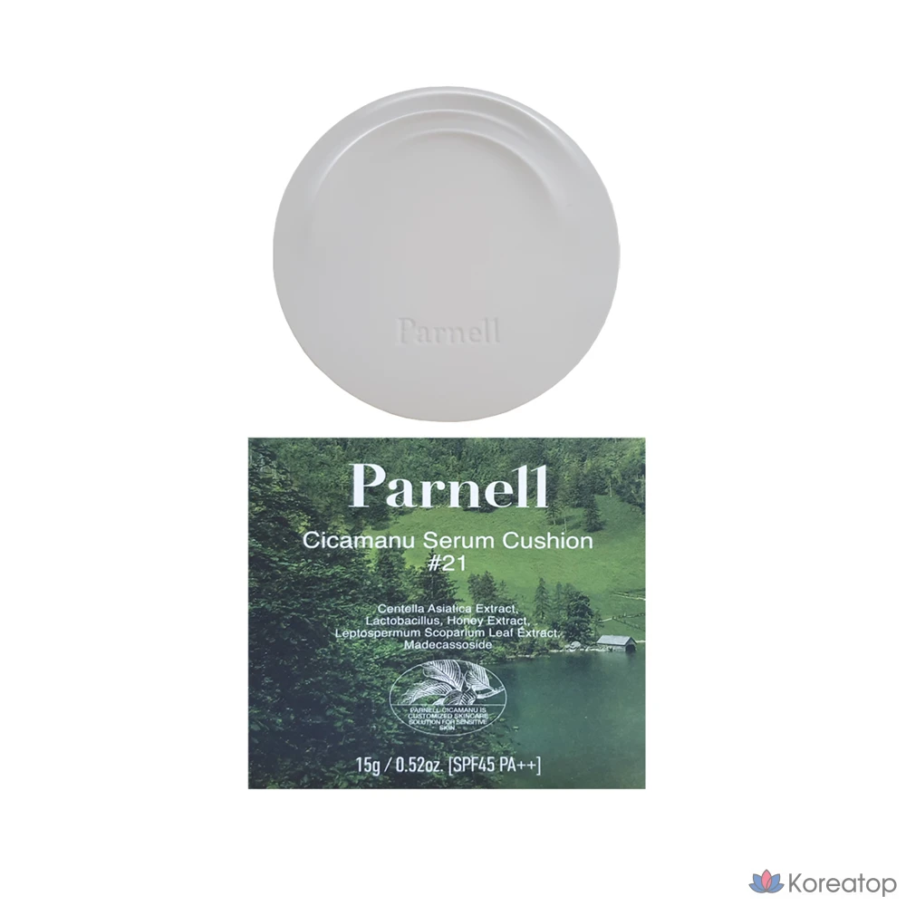 Кушон Parnell Cicamanu Serum Cushion Refill/Original, оттенок 23, 15 г, 1 шт.
