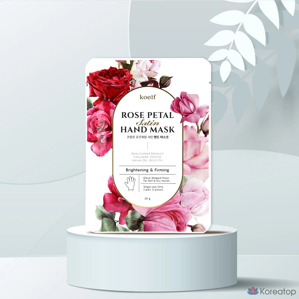 Маска для рук Koelf Rose Petal Satin Hand Mask, 16 г, 2 шт.