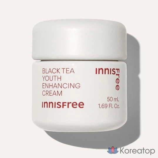 Крем для лица Innisfree Black Tea Youth Enhancing Cream, 50 мл, 1 шт., фото 2