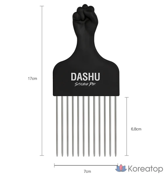 Расческа для укладки DASHU Classic Styling Pick Pomade Comb, 1 шт.