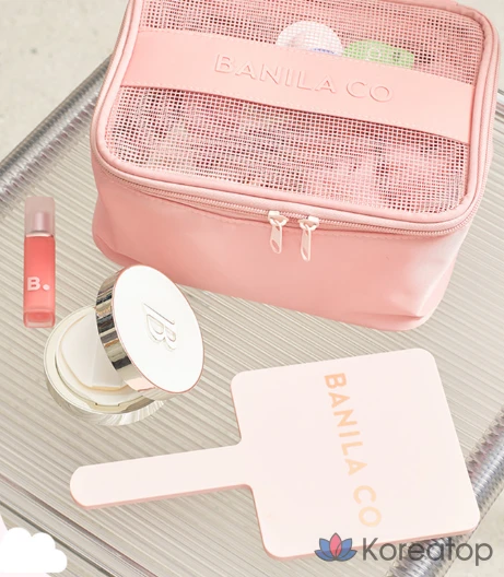 Косметичка BANILA CO Square Pouch, розовый, 1 шт.
