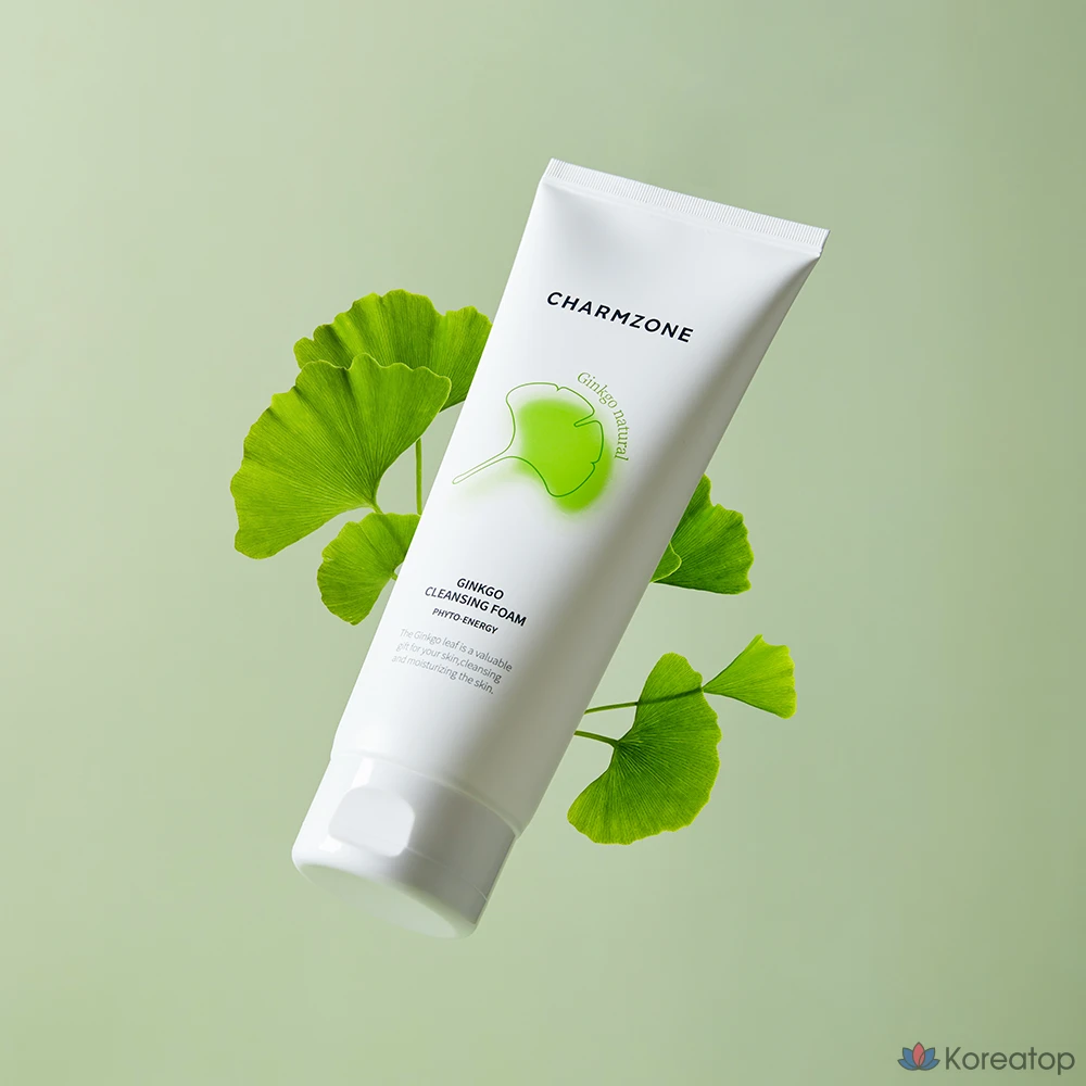 Очищающая пенка Charmzone Ginkgo Natural Cleansing Foam, 200 мл, 1 шт.