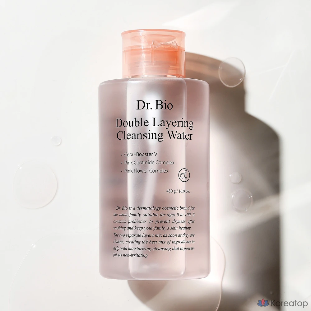 Гидрофильное масло Dr. Bio Double Layering Cleansing Water, 480 г, 1 шт.